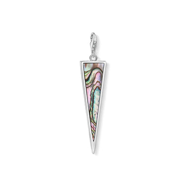 Thomas Sabo Charm-Anhänger Dreieck Abalone Perlmutt türkis Y0026-509-7